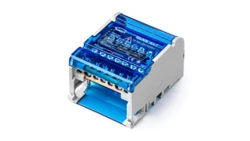 Czterobiegunowy modułowy blok rozdzielczy 4x(5x6mm2 2x25mm2 ) na szynę TS35 ShNK 4x7 85142002
