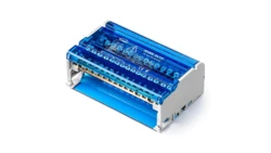 Czterobiegunowy modułowy blok rozdzielczy 4x(11x6 mm2 2x25 mm2 2x35 mm2) na szynę TS35 ShNK 4x15 85144002