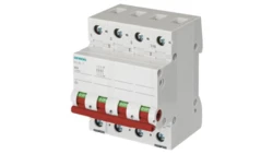 Rozłącznik modułowy 3P+N 63A 400V AC czerwona dźwignia 5TL1663-1