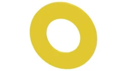 Etykieta podkładkowa żółta okrągła 45mm z inskrypcją /ZATRZYMANIE AWARYJNE/ otwór 22mm SIRIUS ACT 3SU1900-0BA31-0ND0 /10szt./