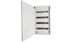 Rozdzielnica natynkowa metalowa 72 modułowa 4x18 436x755x130 RAL9003 IP30 MN72/4/18