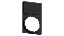 Ramka do etykiet samoprzylepnych 17,5x27mm prostokątna czarna otwór 22mm SIRIUS ACT 3SU1900-0AP10-0AA0 /10szt./