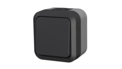 Łącznik uniwersalny pojedynczy natynkowy Aqua Pro IP55 szaro grafitowy 60320