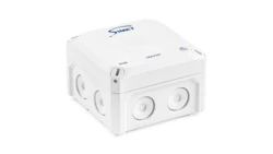 Puszka naścienna 85x85x54mm IP66 z membranami biała SNFK08 83168006