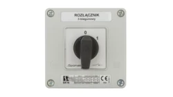 Łącznik krzywkowy 0-1 3P 16A w obudowie SK16-2.8211OB11