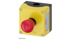 Kaseta z przyciskiem bezpieczeństwa 2R przez obrót żółta IP69k SIRIUS ACT SIRIUS ACT 3SU1801-0NB00-2AA2