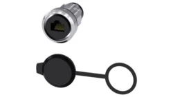 Gniazdo RJ45 Cat.6 do otworu 22mm metal z zaślepką IP65 SIRIUS ACT 3SU1950-0GB80-0AA0
