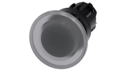 Przycisk grzybkowy podświetlany 22 mm tworzywo bezbarwny 40 mm z samopowrotem SIRIUS ACT 3SU1001-1BD70-0AA0