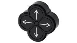 Przycisk poczwórny 22mm tworzywo czarny 4 przyciski 4 strzałki z samopowrotem SIRIUS ACT 3SU1000-3FB11-0AU0