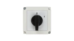 Łącznik krzywkowy 0-1 1P 25A w obudowie 4G25-90-PK R114 63-840392-031