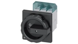 Rozłącznik główny 3P 63A 22kW AC23A 400V montaż tablicowy pokrętło czarne otwór centralny 22.5 mm 3LD2555-0TK51