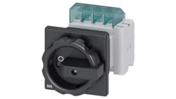 Rozłącznik główny 3P 16A 7.5kW AC23A 400V styki pom 1Z 1R montaż tablicowy pokrętło czarne otwór centralny 22.5 mm 3LD2054-1TP51