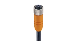 Kabel konfekcjonowany jednostronnie złącze M12 żeńskie proste 5-pinowe kodowanie A ekranowany czarny PUR RKTS 5-298/2 M