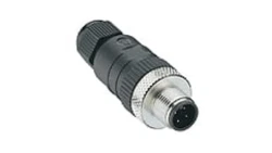 Złącze do samokonfekcjonowania M12 męskie proste 4-pinowe z gwintowanym złączem RSCQ 4/7