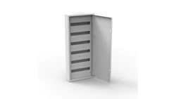 Rozdzielnica natynkowa metalowa 108 modułowa 6x18 436x1055x130 RAL9003 IP30 MN108/6/18