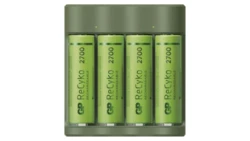 Ładowarka akumulatorów Everyday B421 4 sloty + 4 x akumulator AA REC 2700 + USB / 1604842110