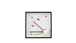 Amperomierz analogowy bimetalowy prądu zmiennego tablicowy BA27 72x72, 400A do współpracy z przekładnikiem 400/5 BA271NE4170000