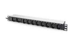 Listwa zasilająca 1U Aluminum PDU, rackmountable, 8 x C13, 2 x C1916A, 230VAC, 50/60Hz, IEC C20 plug DN-95427