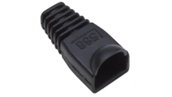 Osłonka wtyku RJ45 6.2mm czarna IWP-CBOOT-BK /10szt./