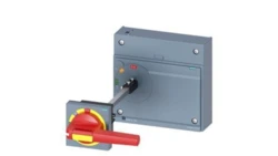 Napęd obrotowy drzwiowy z pokrętłem żółto-czerwonym i podświetleniem LED do 3VA15/25/26 3VA9687-0FK27