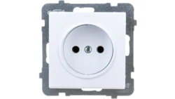 SONATA Gniazdo pojedyncze biały mat GP-1R/m/75