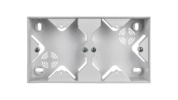 SONATA Puszka instalacyjna do serii SONATA podwójna biały mat PNP-2R/75