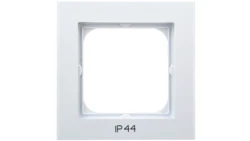 SONATA Ramka pojedyncza do łączników IP-44 biały mat RH-1R/75