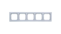 SONATA Ramka pięciokrotna biały mat R-5R/75