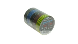 Taśma izolacyjna mix kolorów PVC 19mm 20m TI-19/20/MIX KOLOR W-05130 /kpl 5 różnych kolorów/