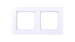 SONATA Ramka podwójna biały mat R-2R/75