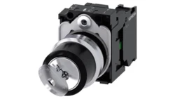 SIRIUS ACT, PRZEŁĄCZNIK Z KLUCZEM RONIS, 22MM, OKRĄGŁY, METAL, BŁYSZCZĄCY, NR ZAMKA SB30, Z 2 KLUCZAMI, 2 POZ.3SU1150-4BF11-1BA0