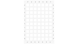 Etykiety samoprzylepne do druku laserowego 22x22 mm 10 arkuszy A4 700 etykiety białe na obudowy SIRIUS ACT 3SU1900-0BM61-0AA0