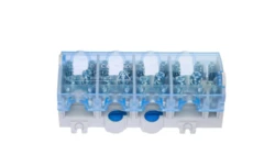 Odgałęźnik instalacyjny 4P OBL 25/10-4 4x25mm2/10x10mm2 szary-niebieski A13-6048