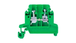 Złączka szynowa przelotowa 2-przewodowa 2,5mm2 zielony ZG-G2,5 A11-8105