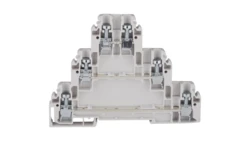 Złączka szynowa przelotowa 6-przewodowa 3-piętrowa 4mm2 szary ZG-G/31 A03-0008