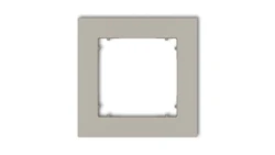 MINI Ramka uniwersalna pojedyncza kwadratowa z tworzywa taupe 60MR-1