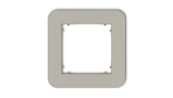 MINI Ramka uniwersalna pojedyncza zaokrąglona z tworzywa taupe 60MRTZ-1