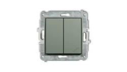 MINI Mechanizm łącznika jednobiegunowego ze schodowym (osobne zasilanie) szałwiowy 61MWP-10.2