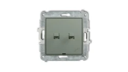 MINI Mechanizm łącznika jednobiegunowego ze schodowym w stylu amerykańskim (osobne zasilanie) szałwiowy 61MWPUS-10.2