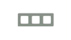 MINI Ramka uniwersalna potrójna kwadratowa z tworzywa szałwiowy 61MR-3