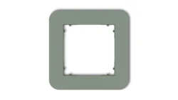 MINI Ramka uniwersalna pojedyncza zaokrąglona z tworzywa szałwiowy 61MRTZ-1