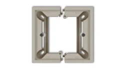 MINI Puszka natynkowa pojedyncza, składana MINI taupe 60DPU-1