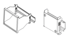 Adapter na szynę otwór 92x92mm wykonanie standardowe ATS 100