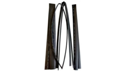 Zestaw rurek termokurczliwych, 3/5/8/10/15-50cm, czarne 08322 /5szt./