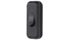 Łącznik przelotowy kołyskowy na kabel KLIK 1-biegunowy 2,5A 250 V czarny 09045