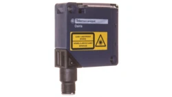 Czujnik laserowy 1m 50x50mm 12-24V DC PNP/NPN 1Z/1R M12 4-piny odbiciowy XUK8AKSNM12