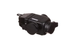 Rozgałęźnik na kabel potrójny z gumy IP44 3x16A 3500W - 3x gniazdo przedłużacza z klapką 24522