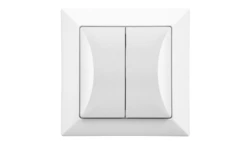 Łącznik podtynkowy żaluzjowy roletowy , Pola biały, 33517