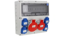 Rozdzielnica 5x32A 5x16A 4x3x16A INA=32A IP54 SB-147505-S0110-54