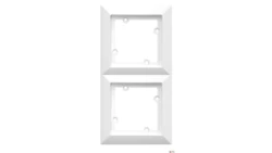 Ramka podwójna biała, Pola 33031